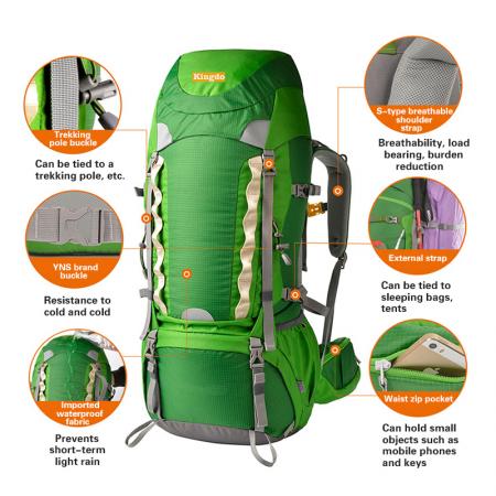 Water Resistant Camping Backpack
